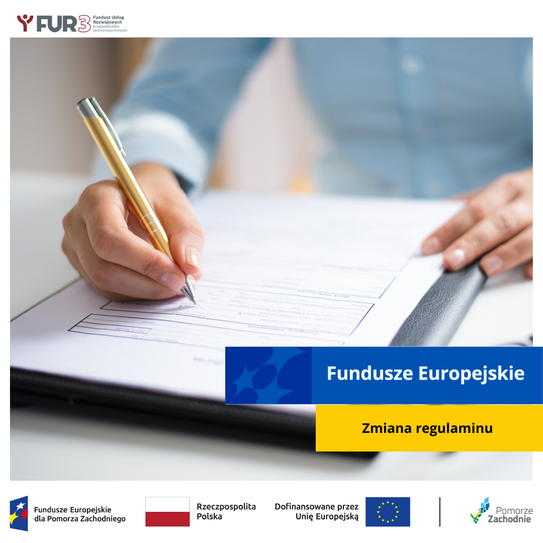 Przypominamy o wydłużenie terminu realizacji Projektu FUR3 do 31.12.2026 r. 